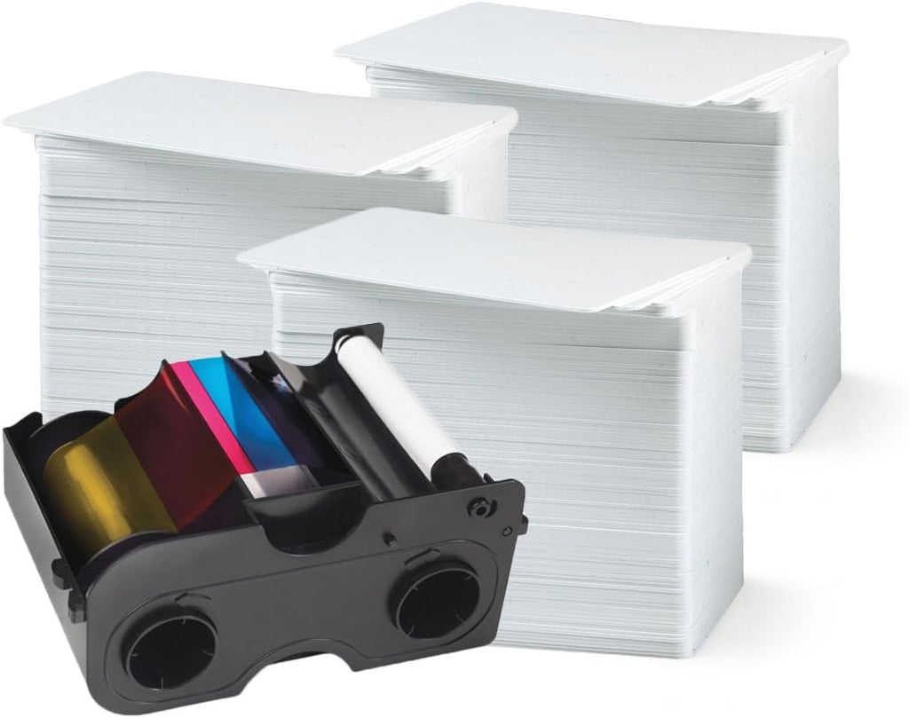 Color Ribbon x 2 - 600 Prints - PVC Cards - Qty 300 C974267