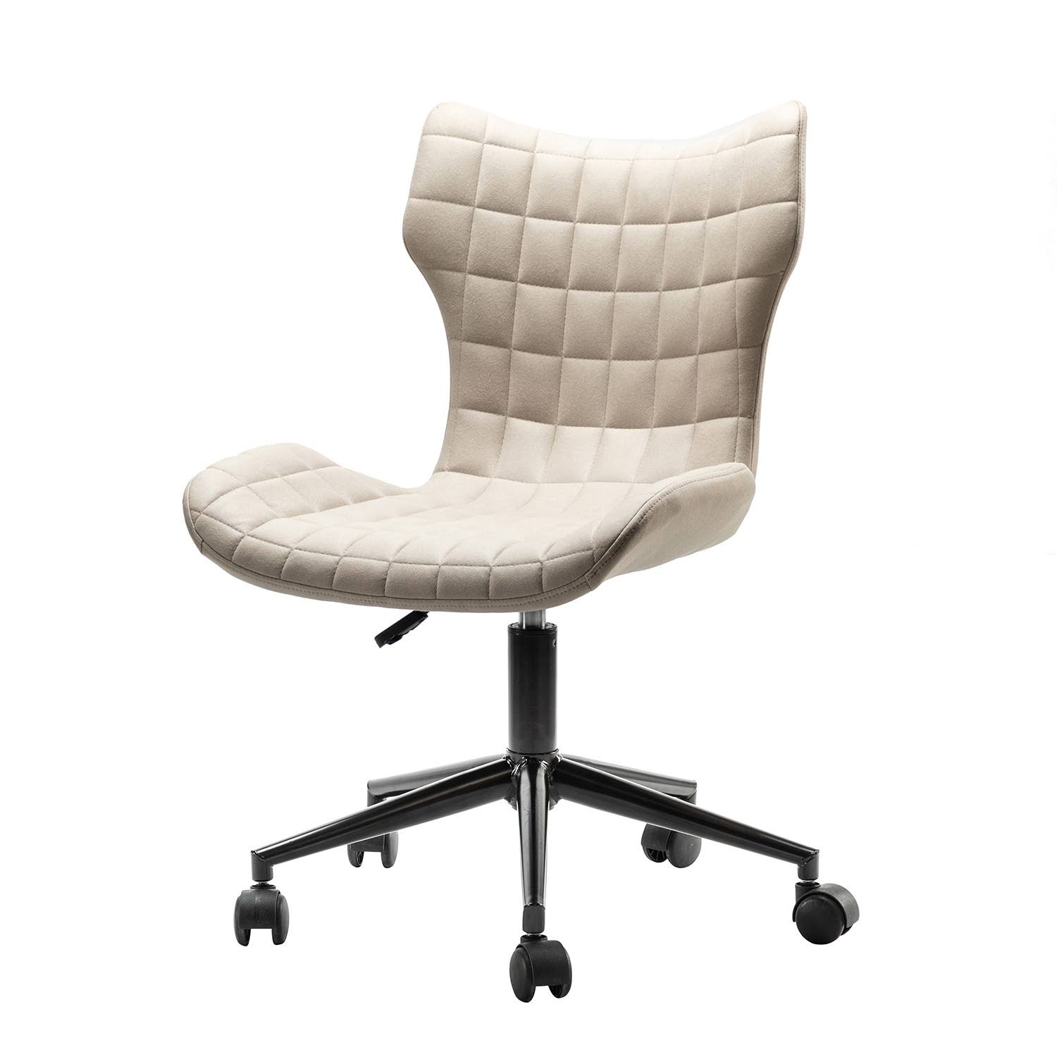 Mustard Office Task Chair with Tufted Back K630726