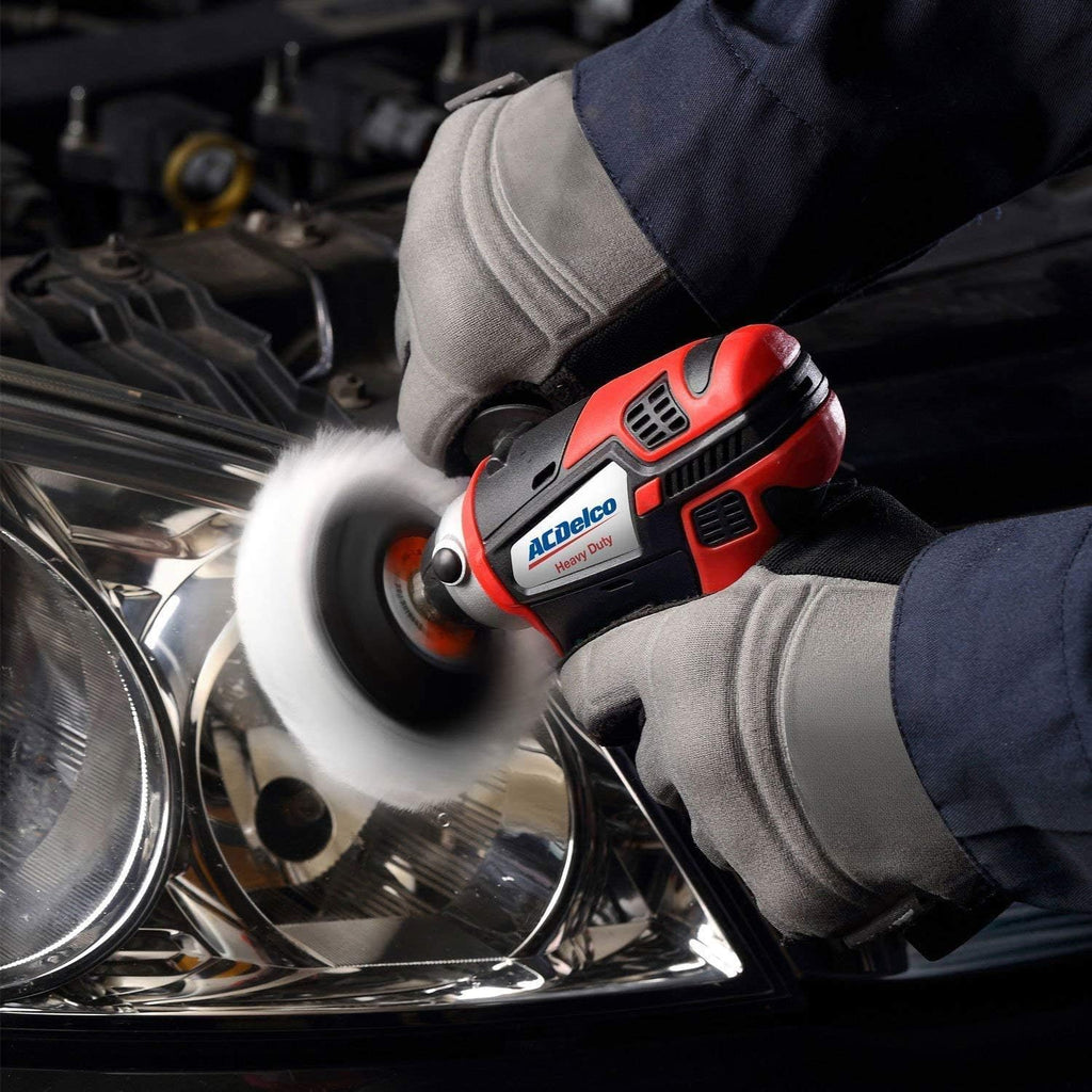 12V Cordless Li-ion Mini Polisher, Impact & Ratchet Wrench Combo Tool Kit with 2 Batteries D7423
