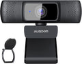 1080P Webcam with Privacy Cover, Dual Noise Reduction Microphones, 90° Wide-Angle View M401