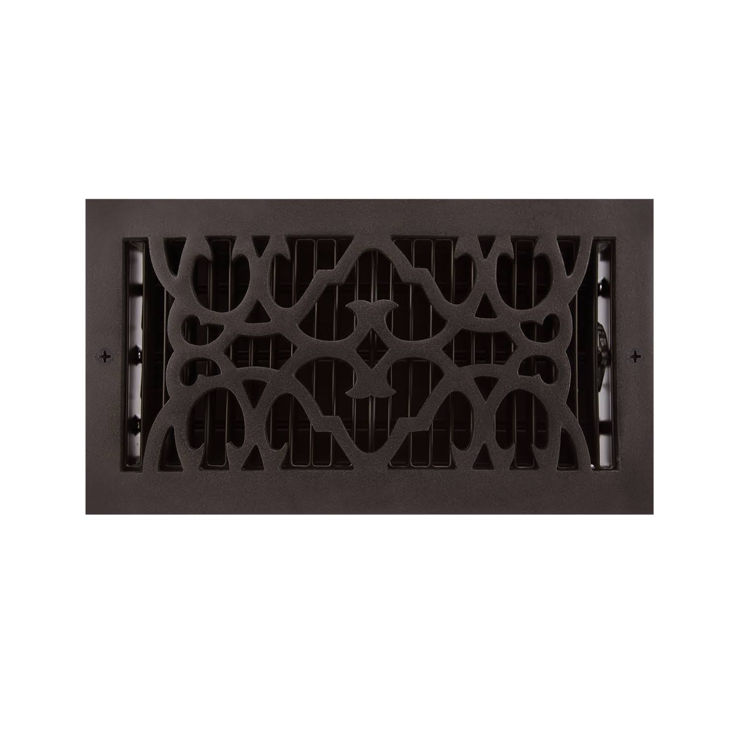 Black Powder Coated Cast Iron Wall Register V227