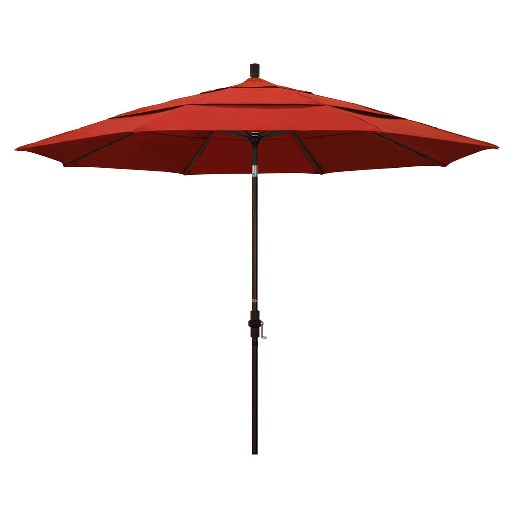 11' Aluminum Market Umbrella with Double Wind Vent X988862