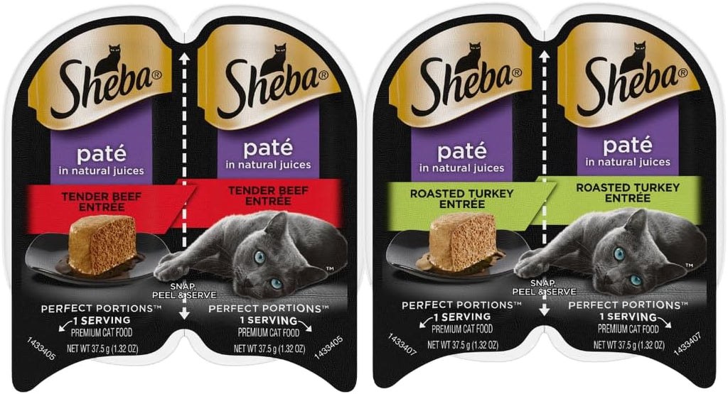 Sheba Cat Food Wet Variety Pack, 24 Servings - 12 Packs J81693