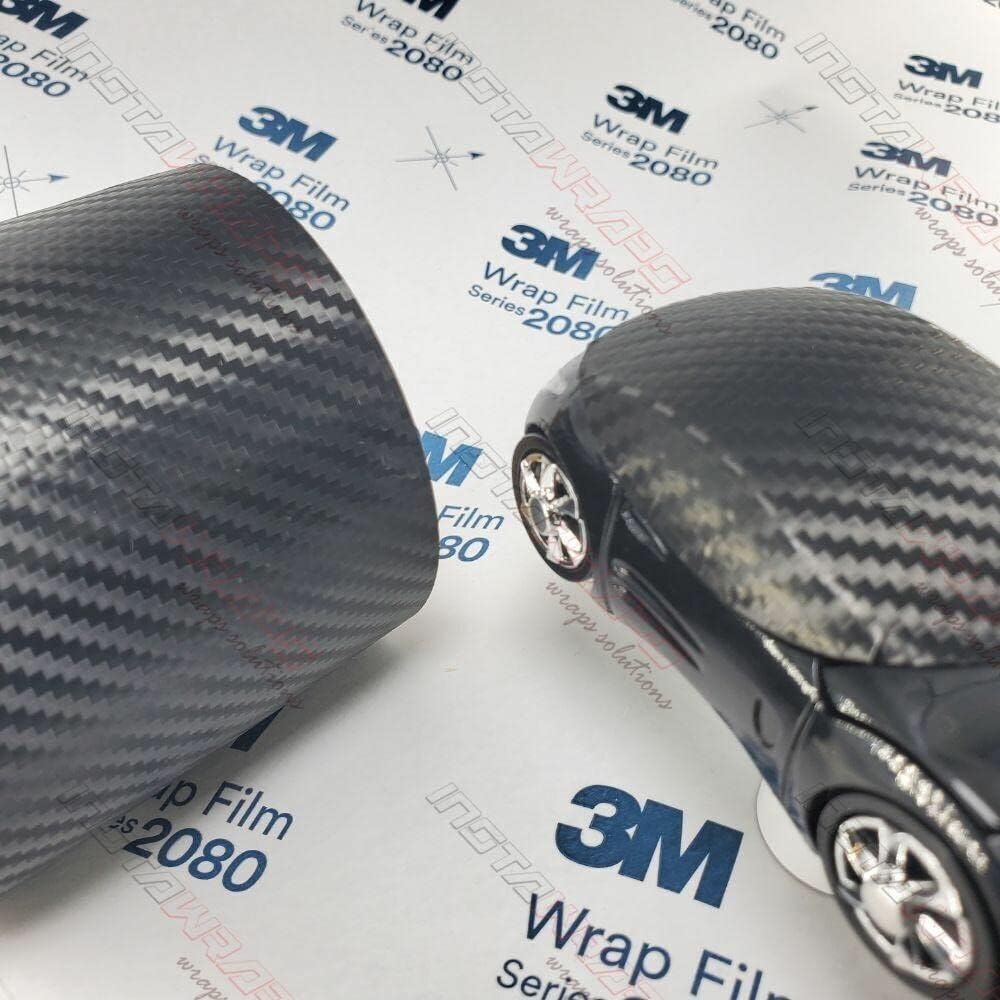 Black Carbon Fiber 60"x60" Vinyl Flex Wrap G489362
