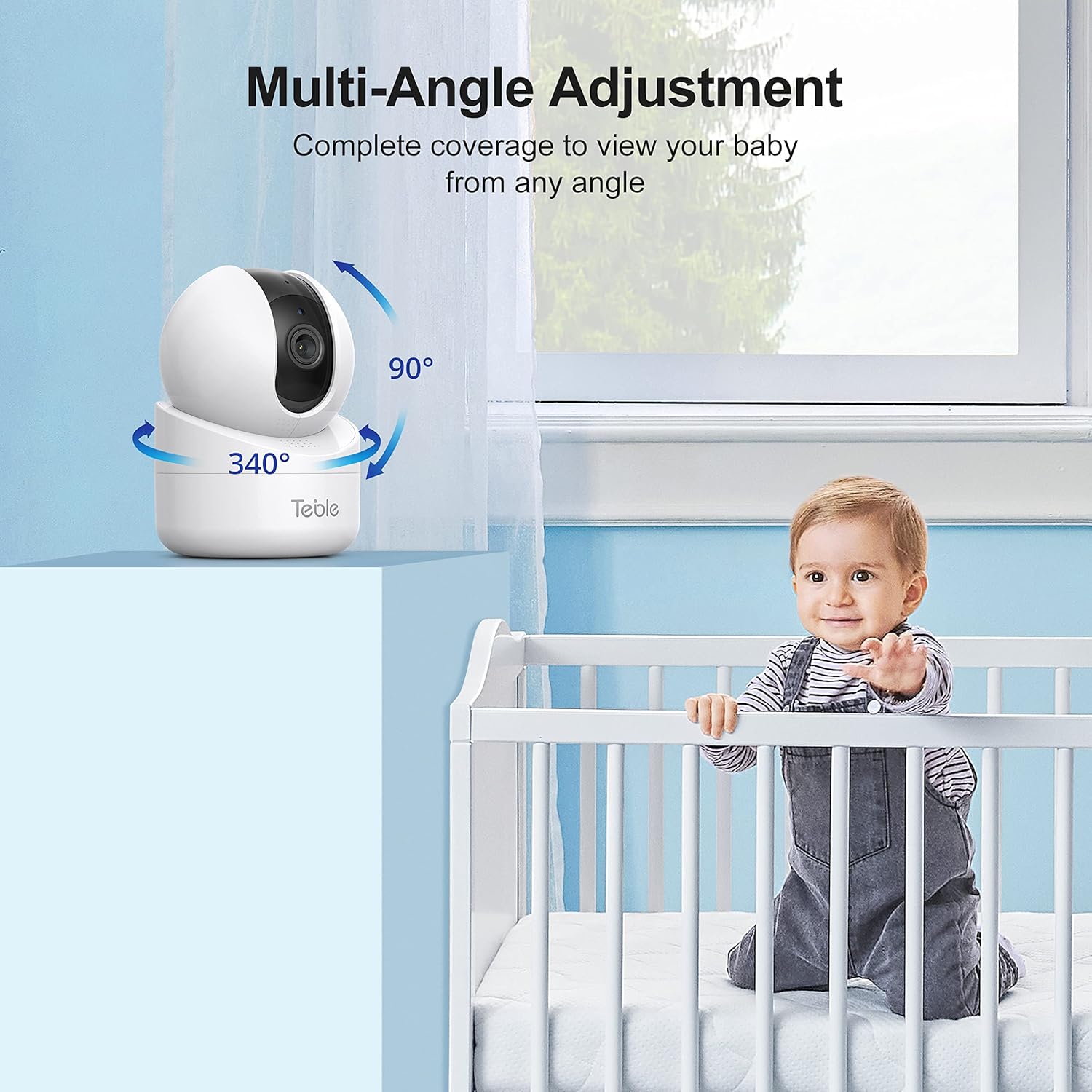 5.5" 720p HD Video Baby Monitor with Camera and Audio K605985