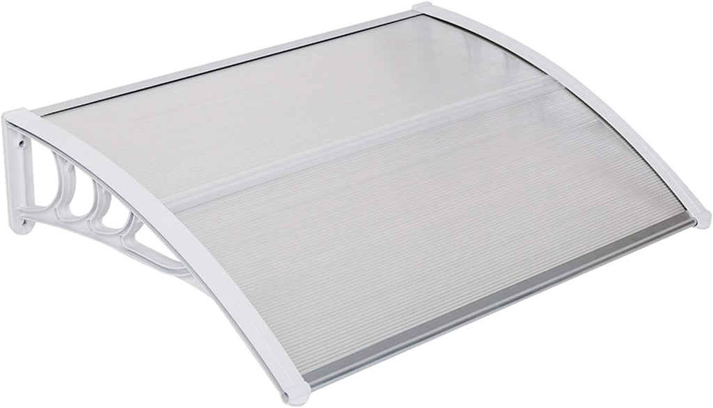 White Polycarbonate Door Canopy 120 x 40 M55416