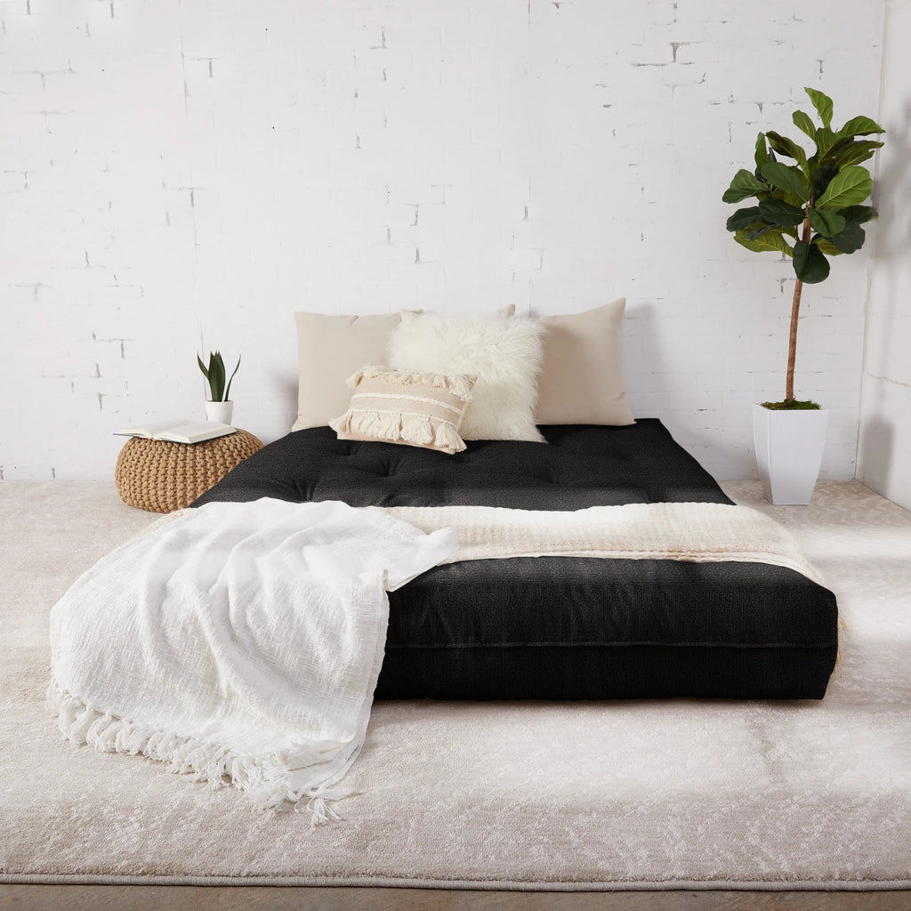 Black Transitional 8-inch Futon Mattress B3405