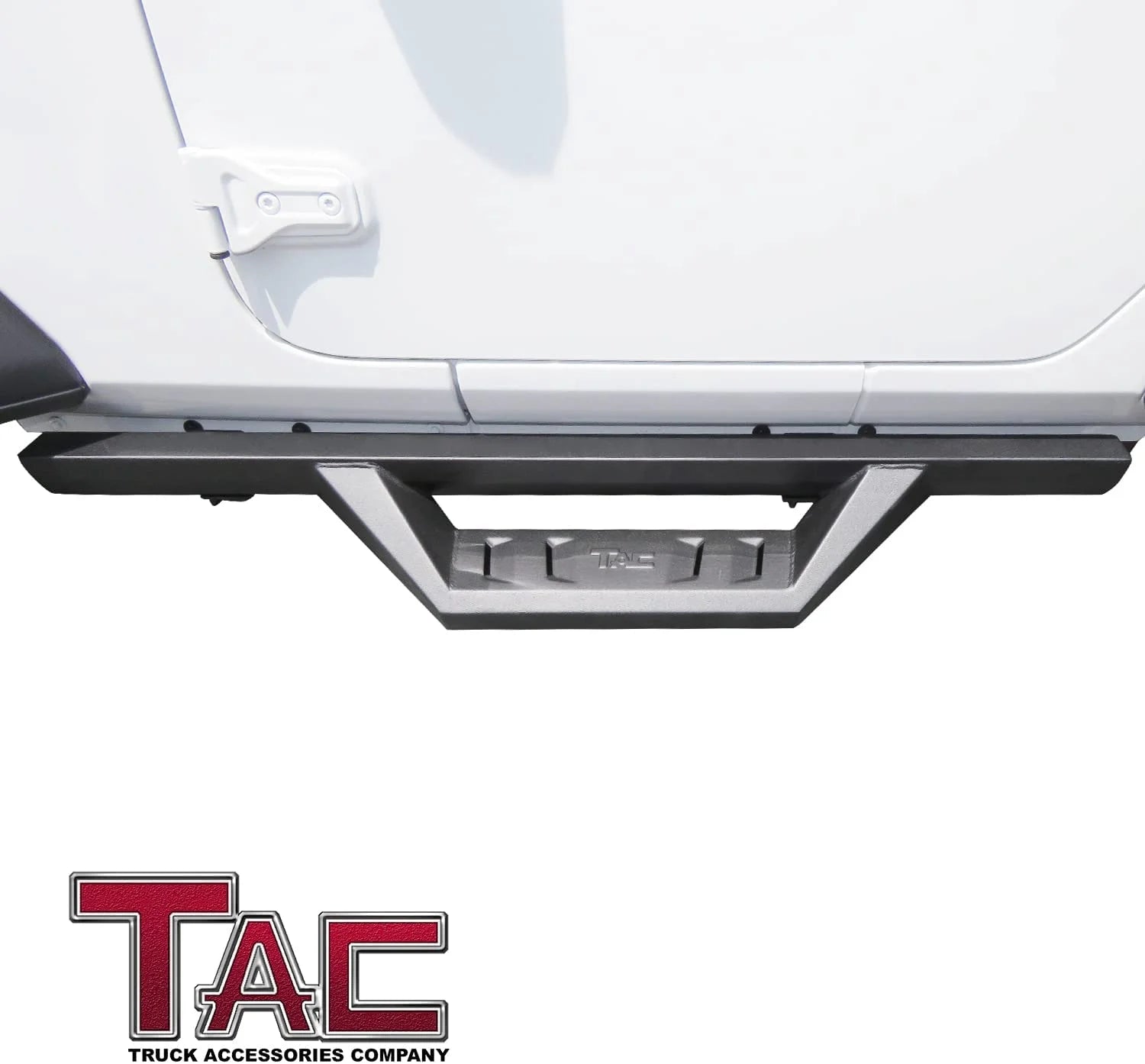 Black Off-Road Running Boards Side Steps Nerf Bars Rock Slider (2pcs) E97334
