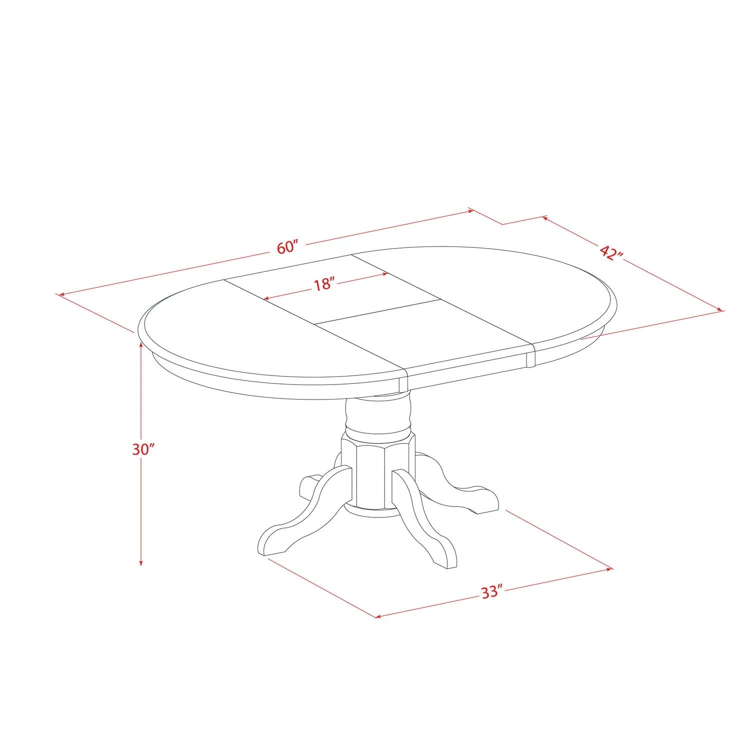5-piece Wood Dining Set with Leather Seat in Espresso Y2693