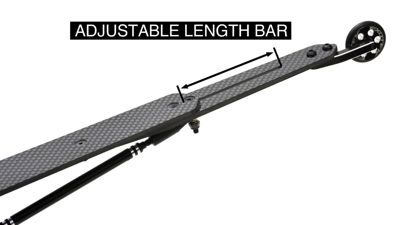 Carbon Fiber Adjustable Wheelie Bar Set W7133