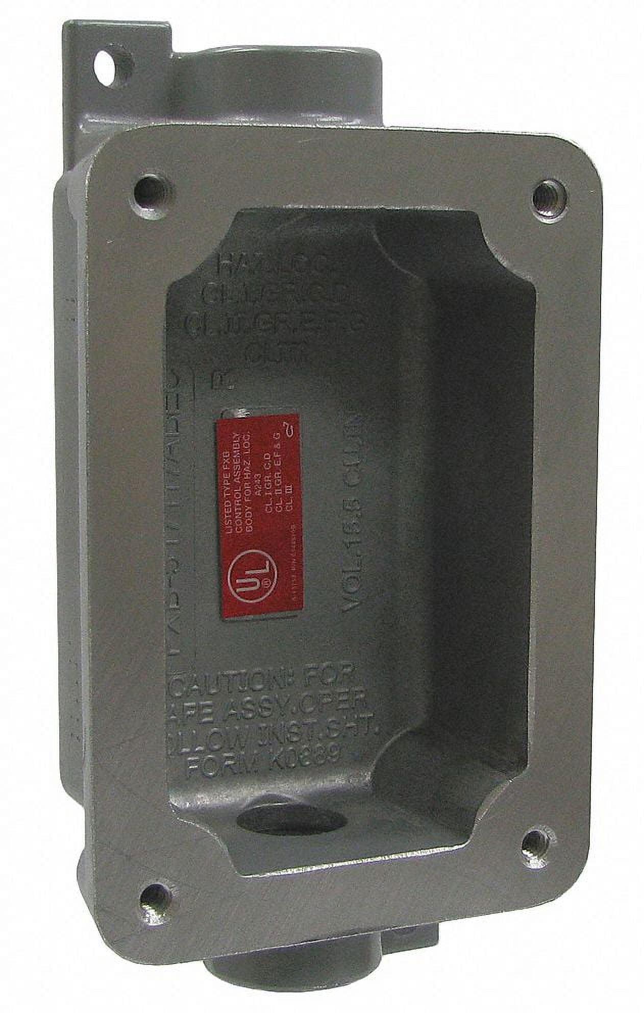 3/4In Hub 15.5Cu-In 2 Hubs Device Box L3679