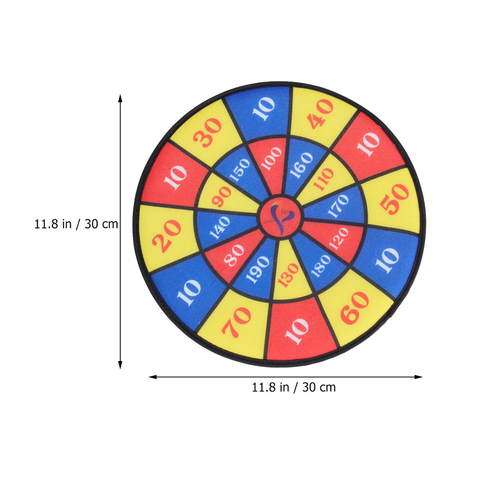 Flocking Dart Board Set with 4pcs Darts B42810