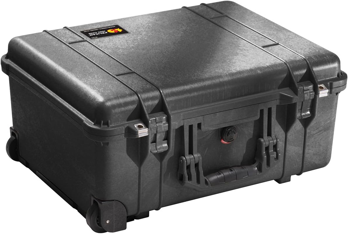 Pelican 1560 Case with Foam (Black) and 1060 Micro Case (Black/Clear) P510