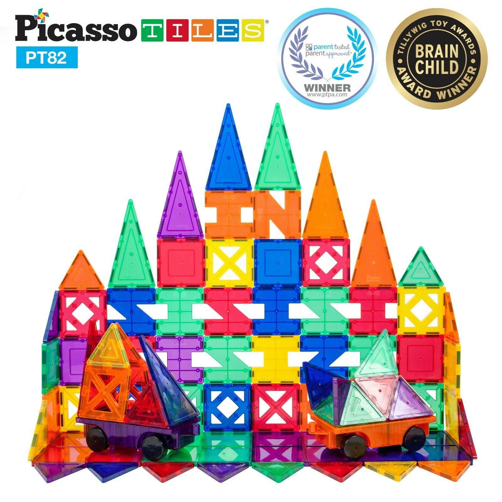 82 Piece Magnetic 3D Building Block Set E69841