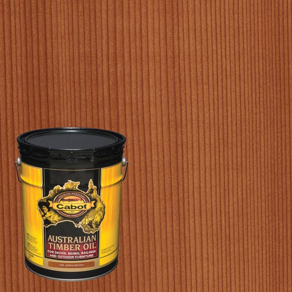 Australian Timber Oil Jarrah Brown 5 Gallon Y41119
