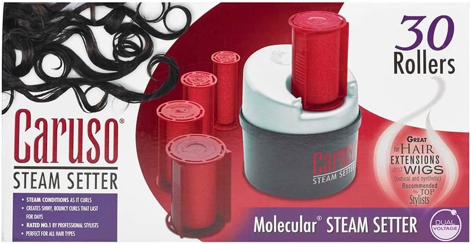30 Piece Hairsetter Hot Rollers with 5 Size Rollers C6766