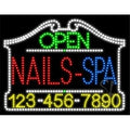 Animated Multicolor LED Sign I59426