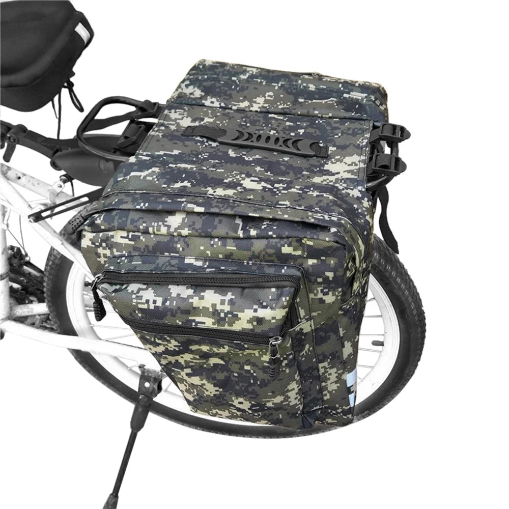 Rear Seat Bag Cycling Bike Rack Double Pannier Bag V2011