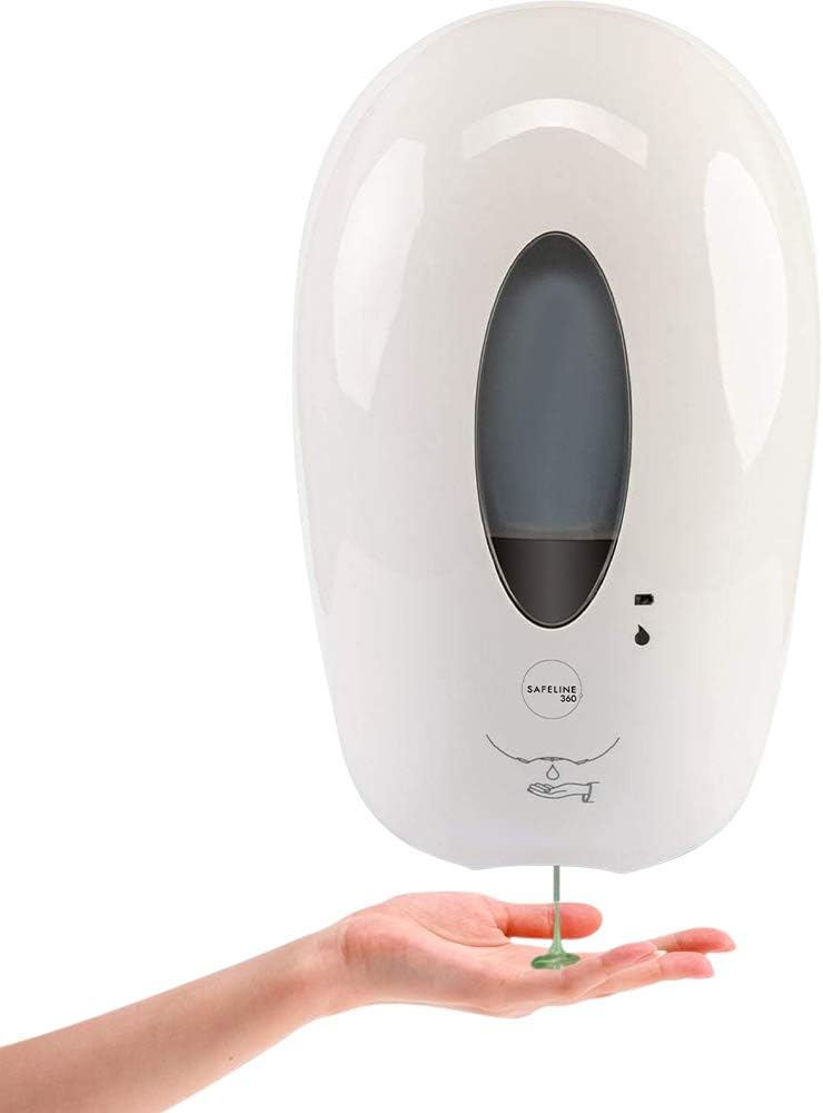 Touchless Commercial Hand Sanitizer Dispenser, 1000ml, White, Pack of 2 X676
