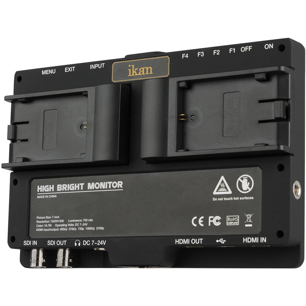 7-Inch 4K HDMI/3G-SDI On-Camera Monitor W3394