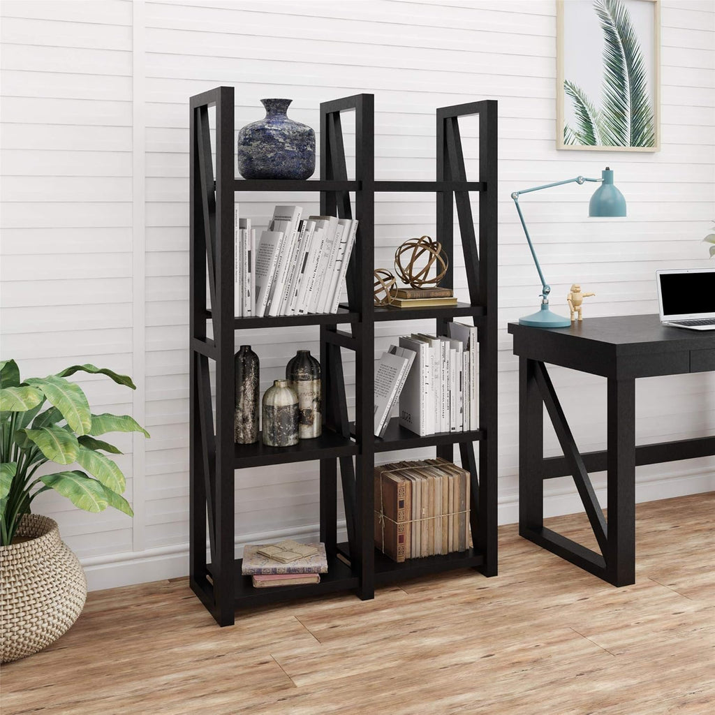 White Bookcase Room Divider A4933