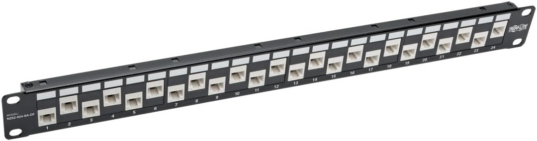 48-Port 2U Rackmount Cat6 110 Patch Panel RJ45 Ethernet Black T854567