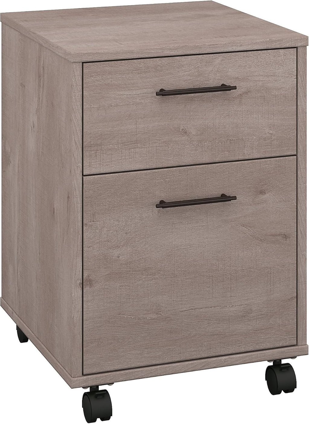 Pure White Oak 2 Drawer Mobile File Cabinet P154571