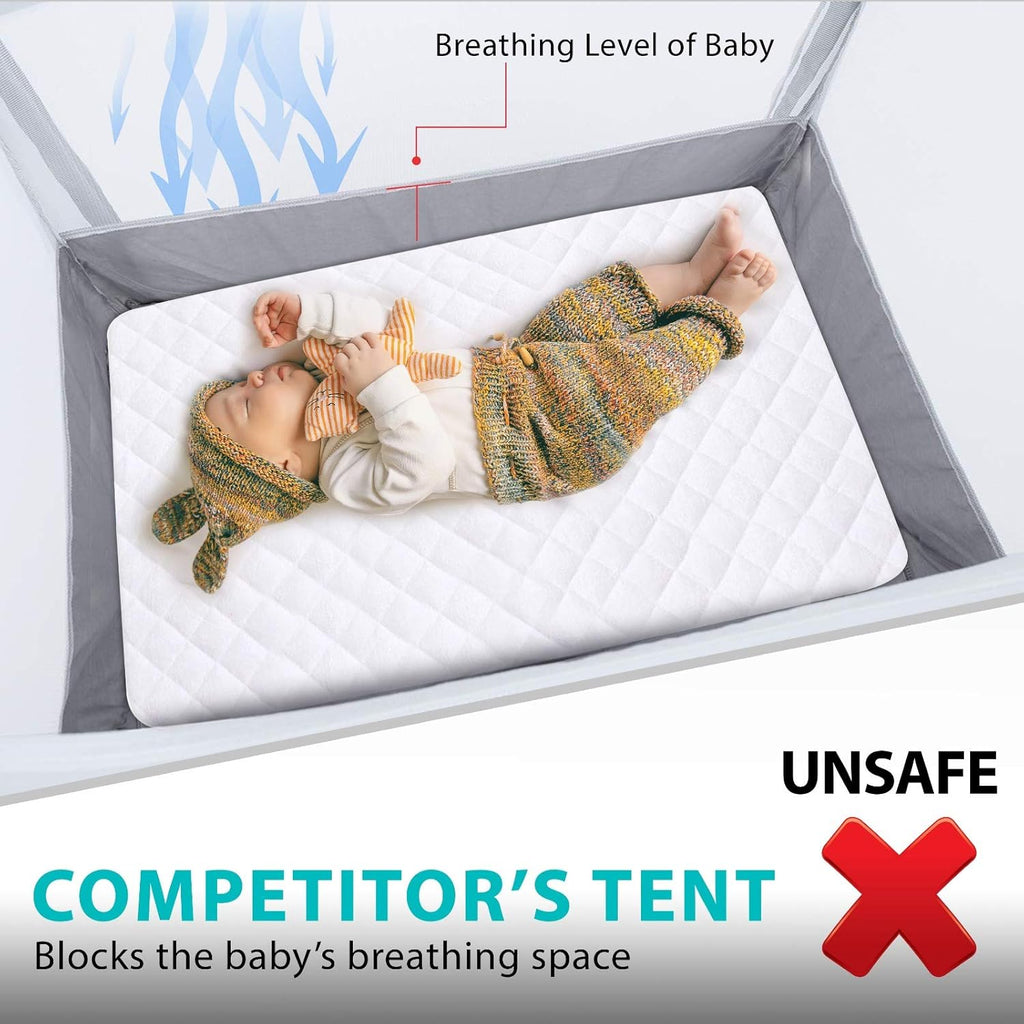 Baby Safety Crib Tent for Playpens Pack N Plays & Mini Cribs D107925