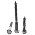 5/8x22-5 x 2x22 Hex Lag Screw Low Carbon Steel Plain Finish G3899