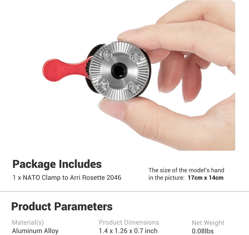 Quick Release Rosette Mount Adapter to NATO Clamp F11621