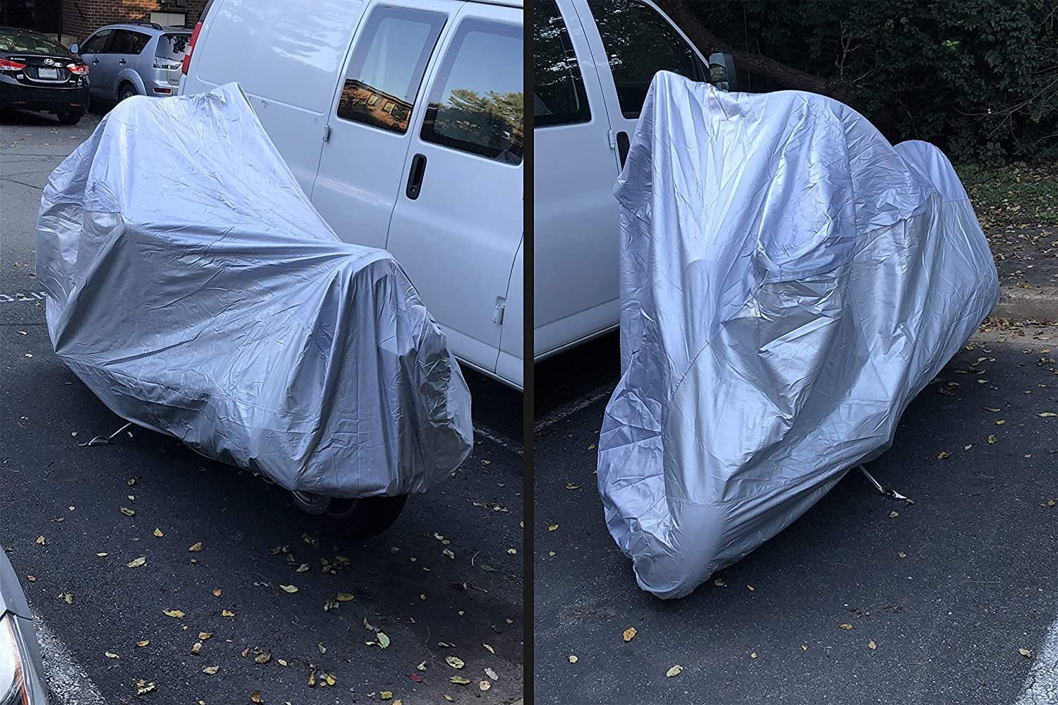 Scooter Cover with Reinforced Securing Straps and Storage Bag U95571