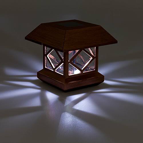 12 Pack Brushed Copper Solar Post Cap Light for 4x4 Wood Posts E865452
