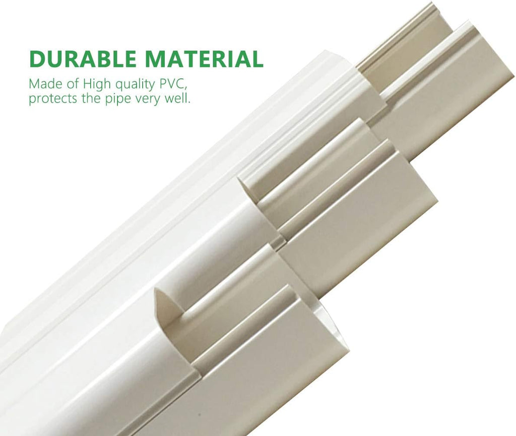 3'' W x 7.5ft L PVC Line Set Cover Kit, Pack of 2 L42937