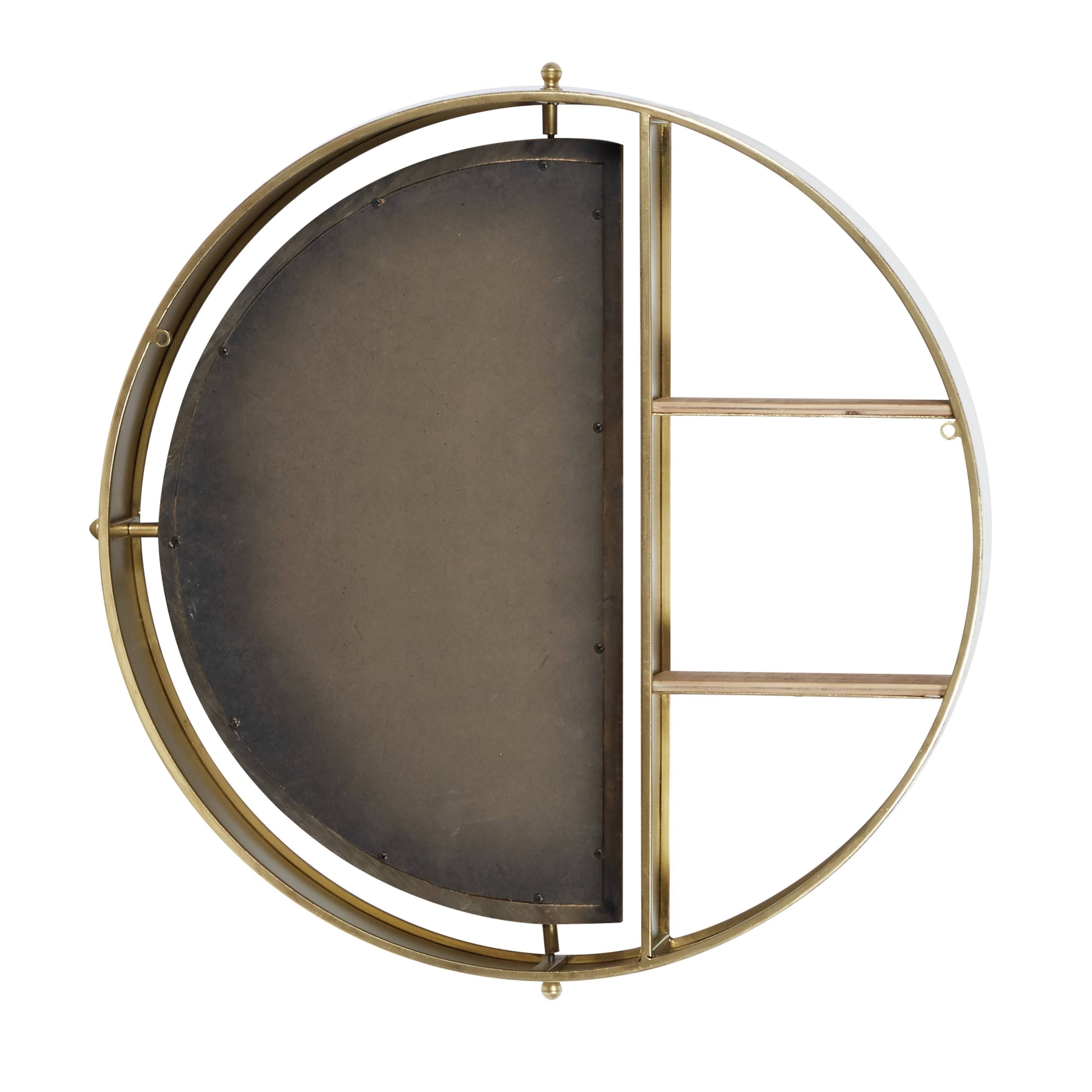 Gold Metal Wall Shelf B99690