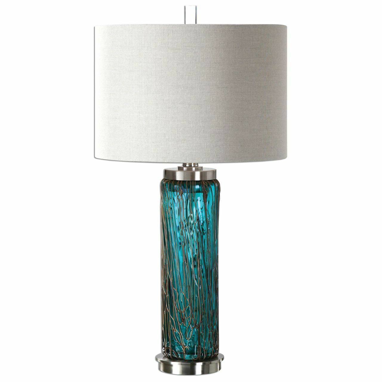 Blue Glass Lamp S350