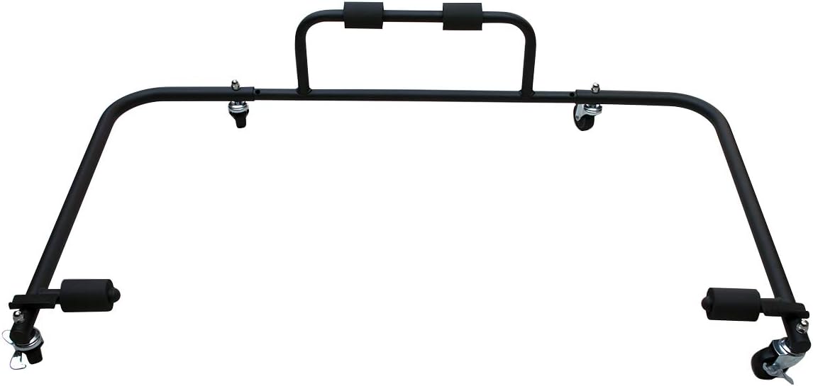 Hard Top Carrier Storage Cart Steel Rack Sliding W6685