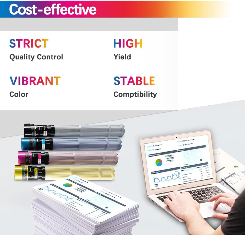 Toner Cartridge 4 Pack Black & Color 28,000 Pages U98056