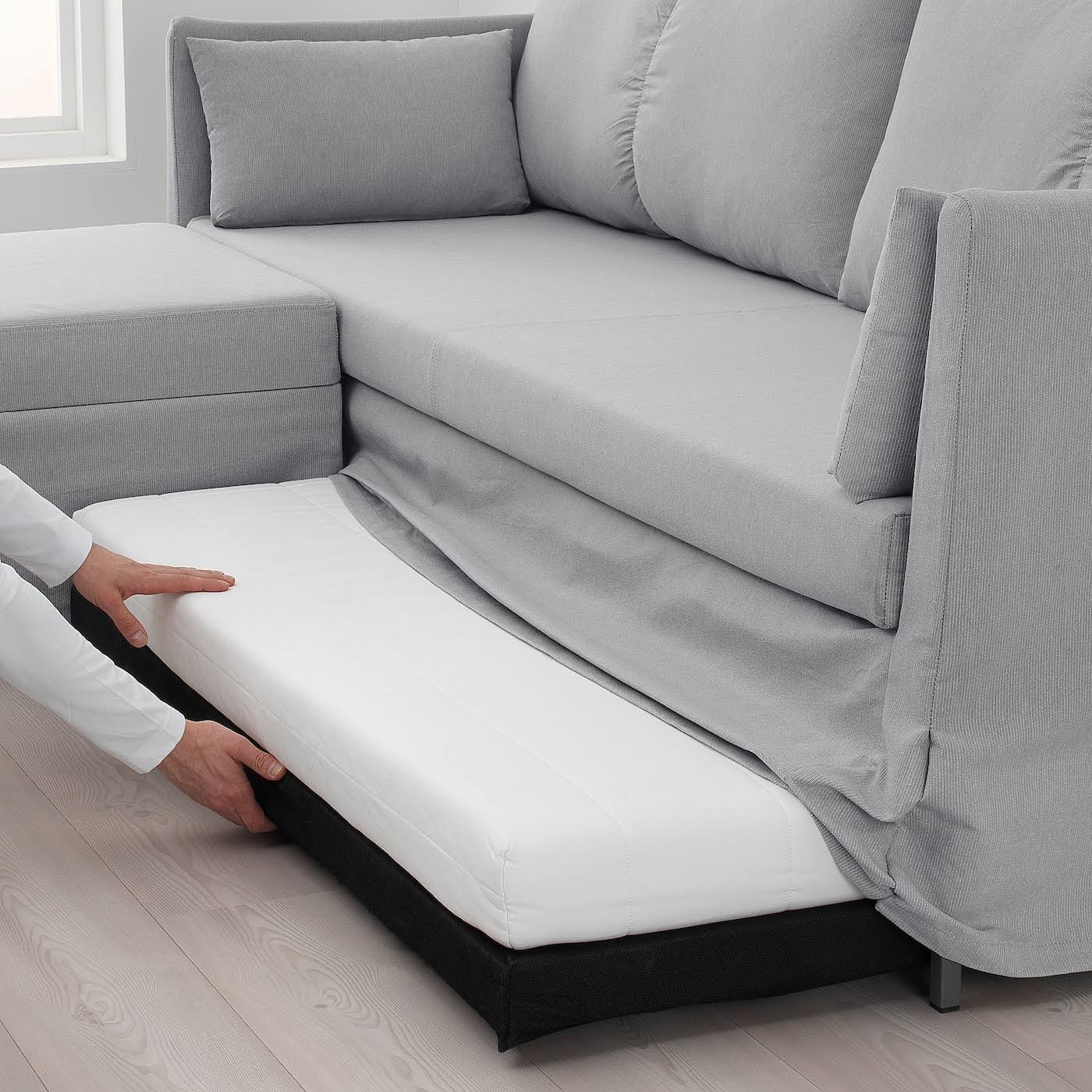 Sleeper Sectional, 3-seat, Light Gray C82198
