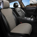 Black PU Leather Front Car Seat Covers Pack of 2 P725880