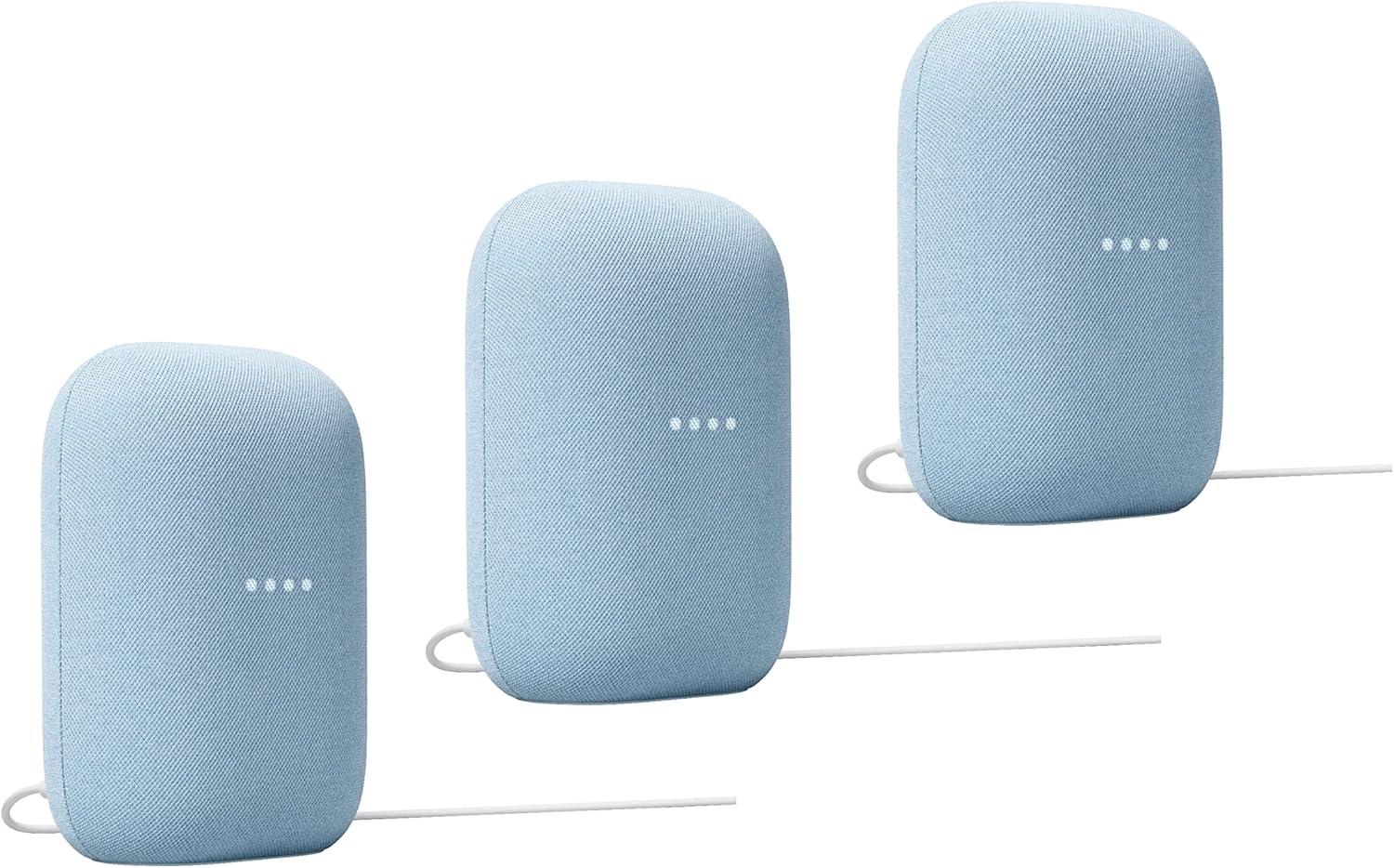 Audio Smart Speaker with WiFi and Bluetooth Streaming (2-Pack: Sky) U449619