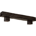 Natural Mahogany Faux Wood Fireplace Mantel Kit I59364