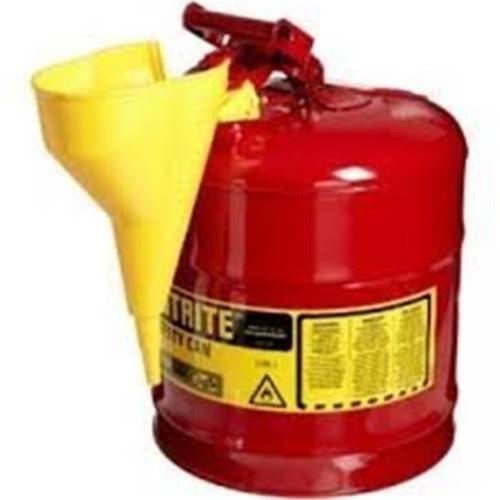 Red 5 Gal Safe Can with Funnel H4932
