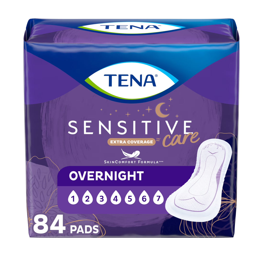 Overnight Incontinence Pads, 84ct S19852