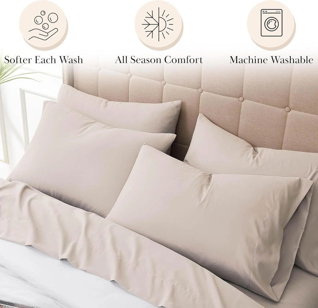Deep Pocket Microfiber Sheet Set I982738