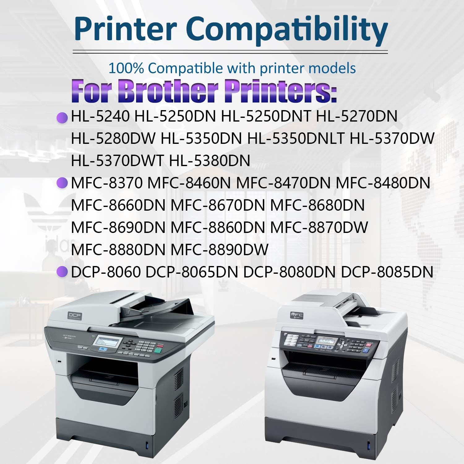 Black High-Yield Toner Cartridge for Brother Printers M989000