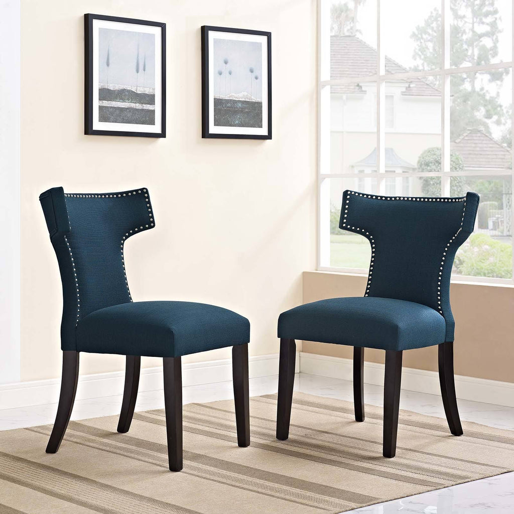 Granite Fabric Dining Side Chair Set of 2 L795455