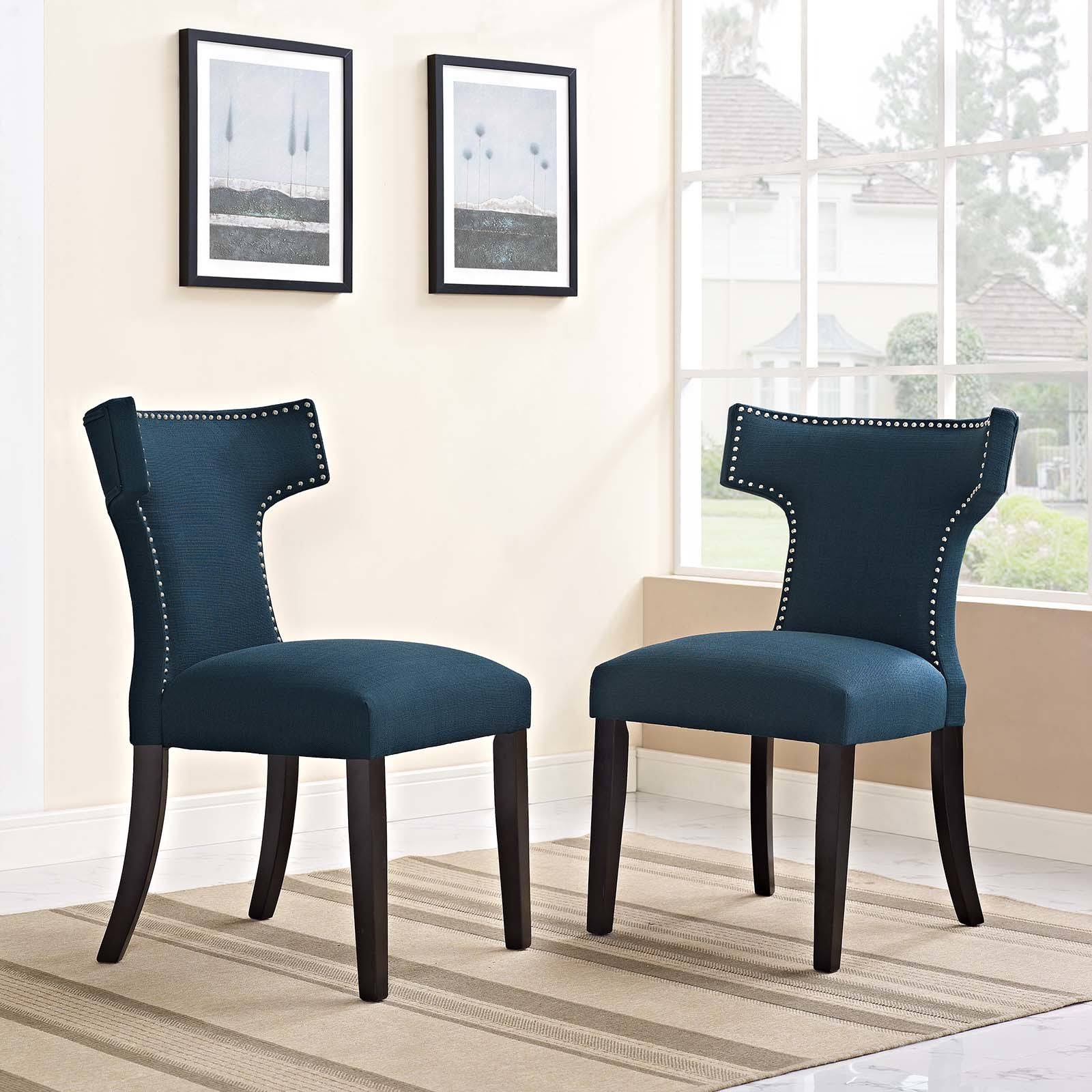 Granite Fabric Dining Side Chair Set of 2 L795455