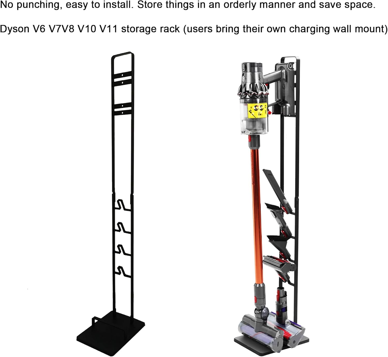 Metal Storage Bracket Stand for Cordless Vacuum Cleaners U1470