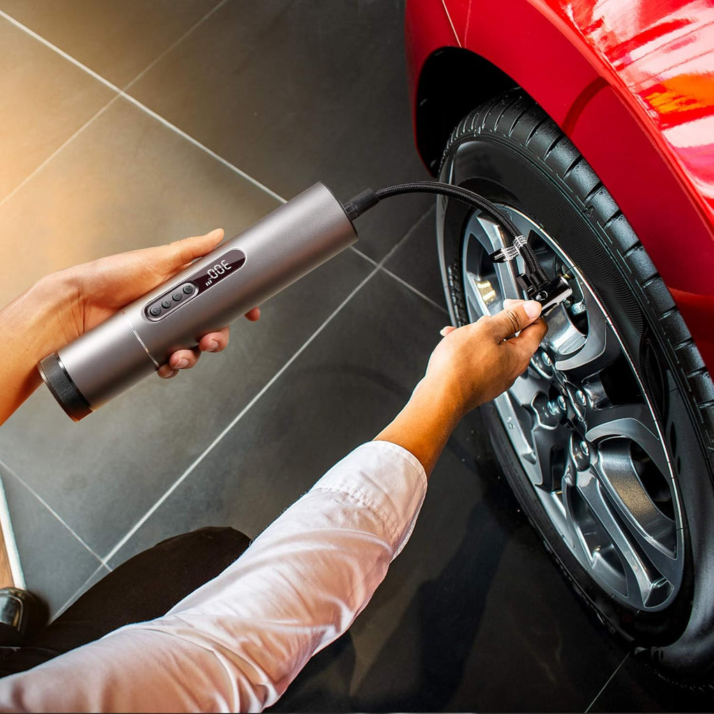 6600mAh Cordless Tire Inflator Air Compressor Pack of 2 E58098