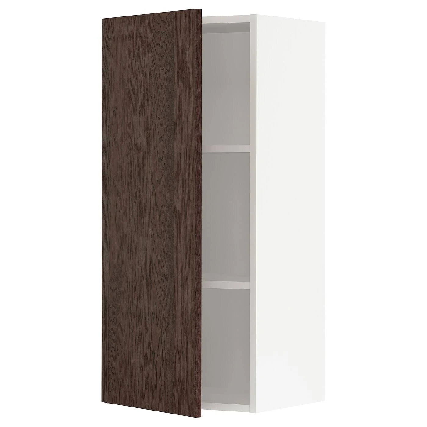 White Sinarp Brown Wall Cabinet Y3189